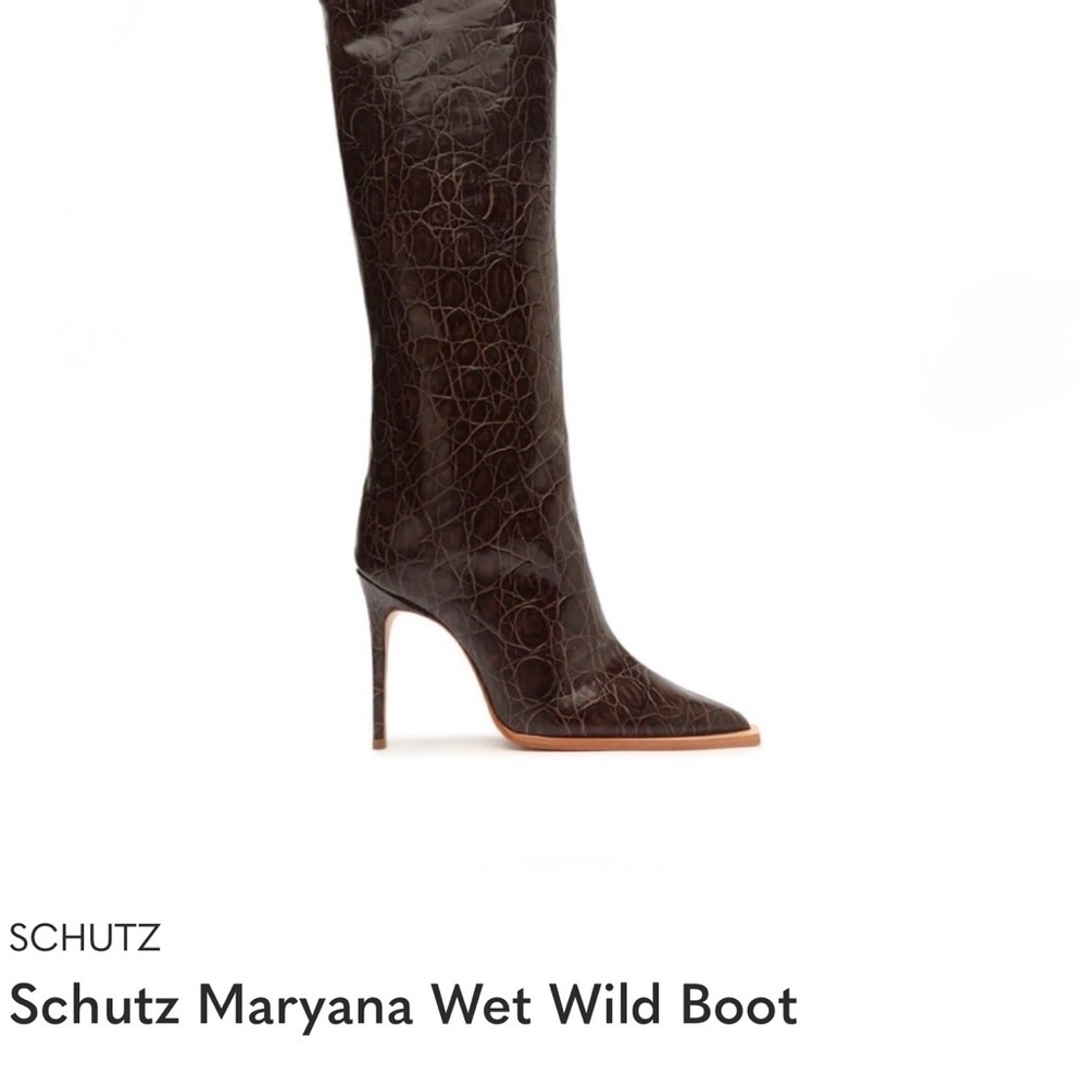 SCHUTZ Maryana Wet Wild Boot